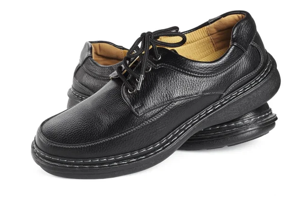 Zapatos de cuero negro —  Fotos de Stock