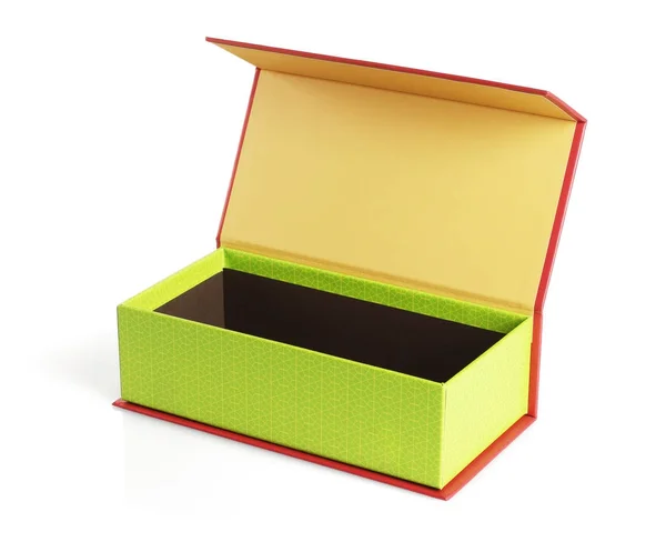 Open Festive Gift Box — Stock Photo, Image