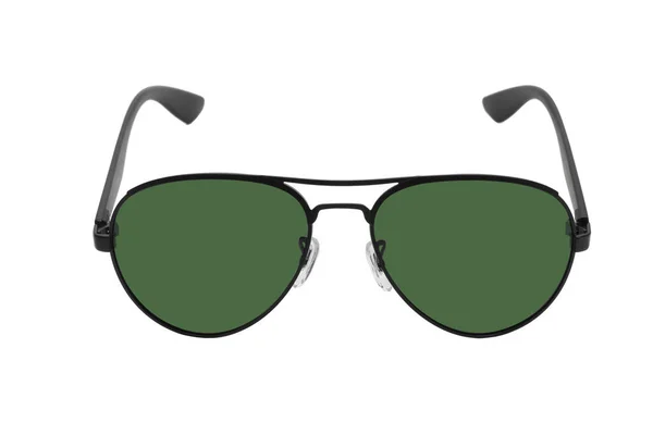 Gafas de sol negras con lente verde — Foto de Stock