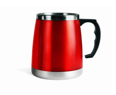 kırmızı kahve kupası.