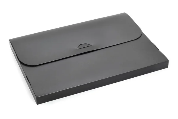 Black Plastic Folder — Stock Photo, Image