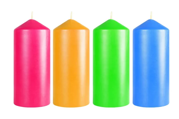 Decorative Colourful Candles — Stock Photo, Image