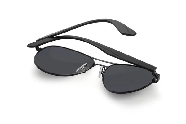 Plastic Black Sunglasses — Stock Photo, Image