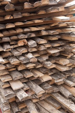 Yığılmış tik ağacı arka plan