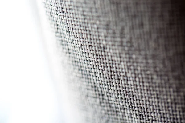 Close up entrelaçado textura de tecido — Fotografia de Stock
