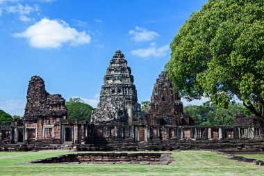 Phimai Tayland tarihi ve antik taş castle