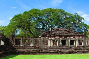 Phimai Tayland ve büyük t tarihi ve antik taş castle