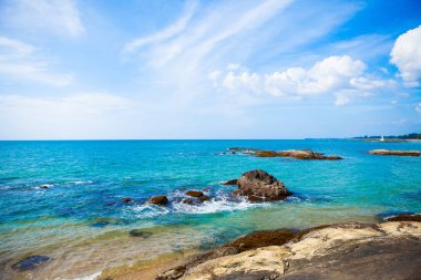güzel tropikal plaj, Khao Lak Phangnga Tayland