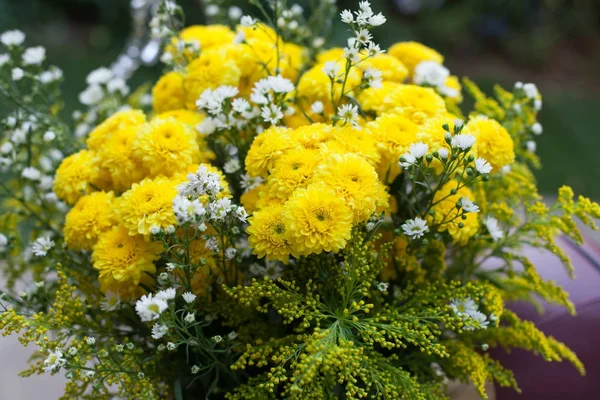 Цветок Мэриголд на свадебной церемонии — стоковое фото