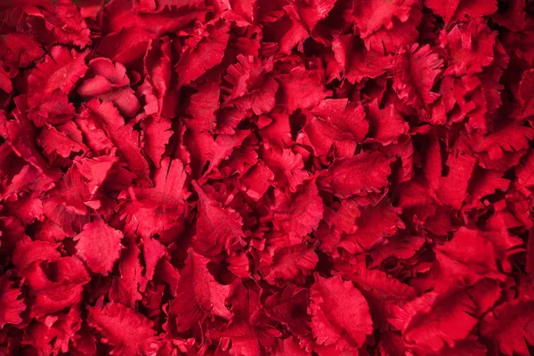 Vermelho flores secas aromaterapia potpourri fundo — Fotografia de Stock