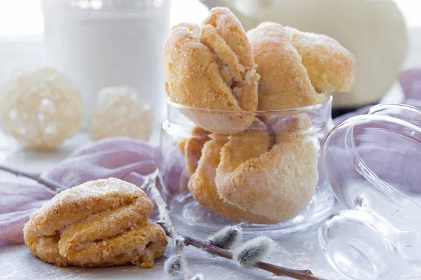 Şeker kavanoz süzme peynir kurabiye