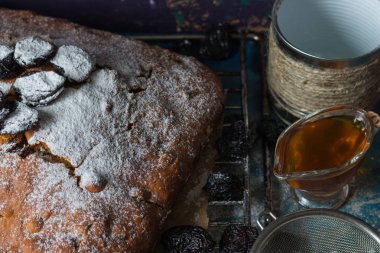 Bal ve Hindistan cevizi ile Fransız rustik pasta