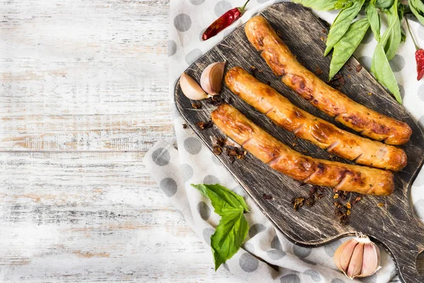 Izgara ızgara sosis