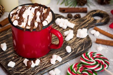 Kakao şekerleme ve çikolata bir Noel tarzı ile