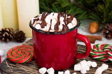 Kakao şekerleme ve çikolata bir Noel tarzı ile