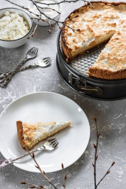 Süzme peynirli tart ve protein suflesi Bir meleğin gözyaşları
