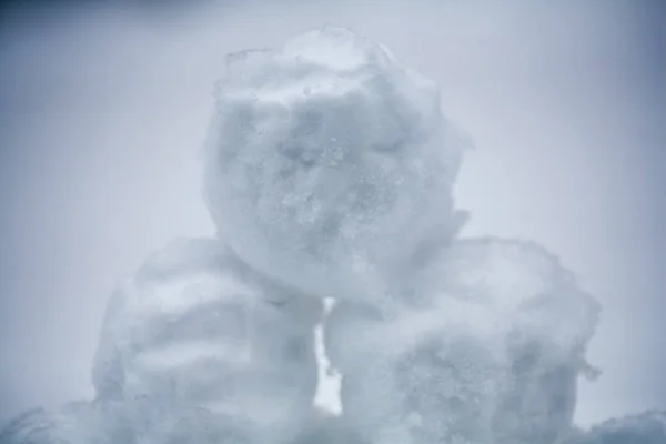Реальні сніжки своїми руками — стокове фото