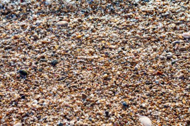 sahilde deniz çakıl renkli granit