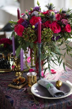 Düğün buketi ayarı tablo