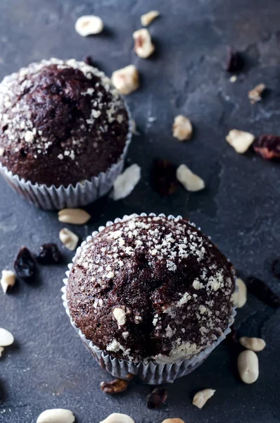 Σπιτικό chokolate capcakes — Φωτογραφία Αρχείου