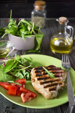 Sebzeli ızgara biftek