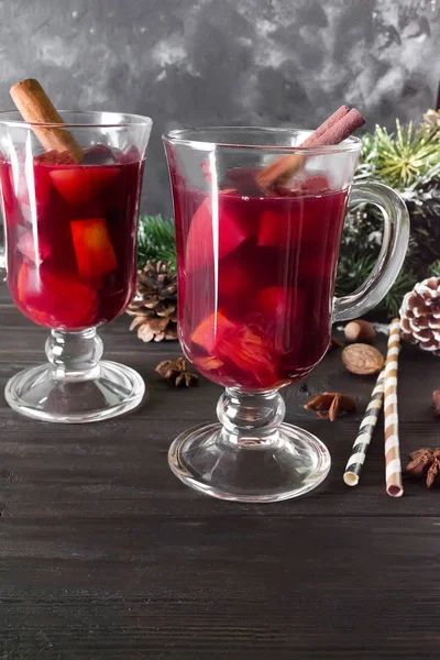 Bebida de Natal vinho quente — Fotografia de Stock