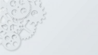 Görüntüleri modern mekanizması endüstriyel kavramı animasyon. Teknoloji vites arka plan. 4k