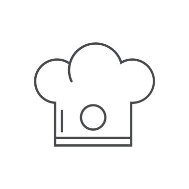 Vektör çağdaş ince çizgi simgesine beyaz