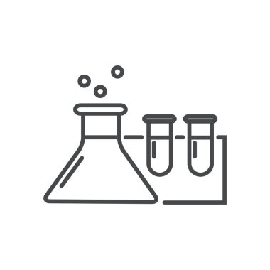 Vektör çağdaş ince çizgi simgesine beyaz