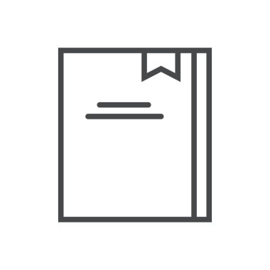 Vektör çağdaş ince çizgi simgesine beyaz