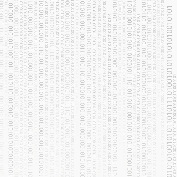 Vetor modernas tendências criativas branco binário número textura. Antecedentes de cibersegurança . —  Vetores de Stock