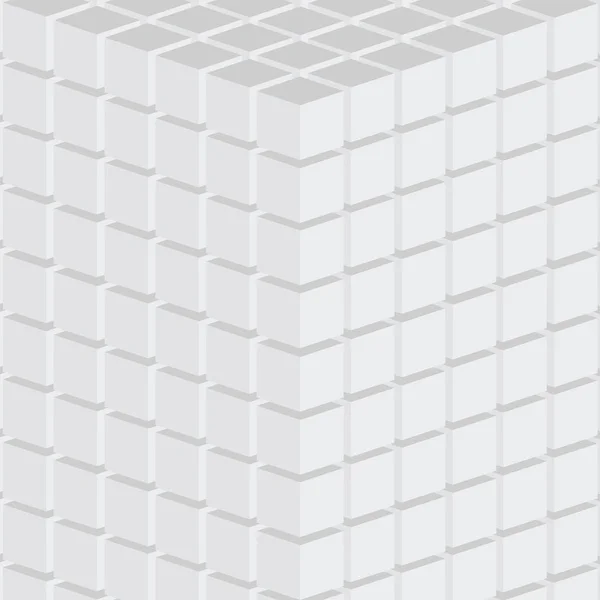 Vector moderna kreativa trender vita kuben textur bakgrund. — Stock vektor