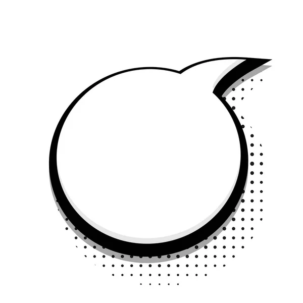 Vecteur moderne bulle bulle icône de la parole sur fond blanc . — Image vectorielle