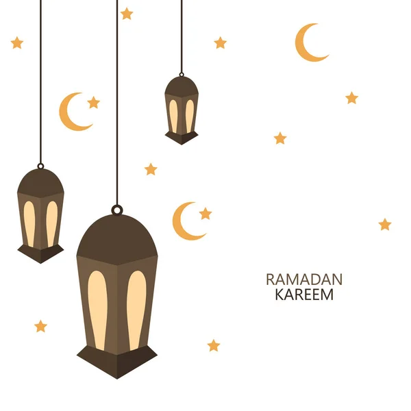 Vektor moderner Ramadan-Karäem-Hintergrund. — Stockvektor