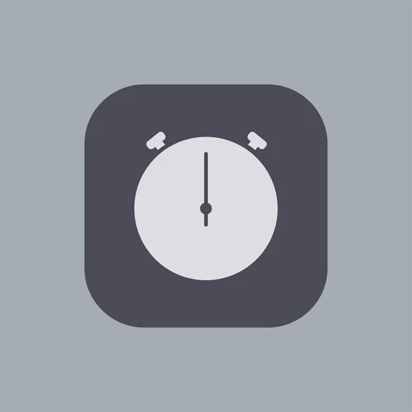 Vector moderne stopwatch pictogram op grijze achtergrond. — Stockvector