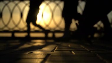 İnsanlar kendi iş veya yürüyüş için acele.