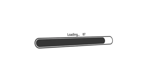 Modern loading bar on white background — Stock Photo, Image