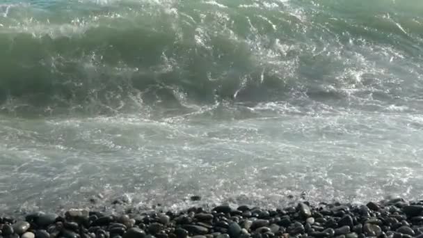 Vague dans la mer Noire . — Video