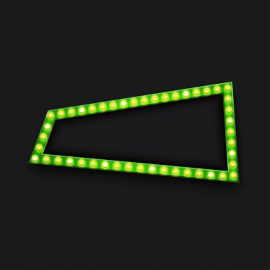 Vektör modern retro reklam panosu arka planı