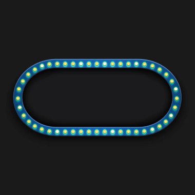 Vektör modern retro reklam panosu arka planı