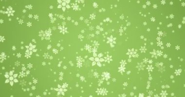 animasyon - modern dönme düşen çiçekler