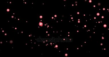 animasyon - pembe daire simgesi hareket arka plan gibi modern