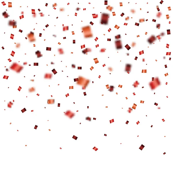 Vector moderna festliga konfetti på vit bakgrund — Stock vektor