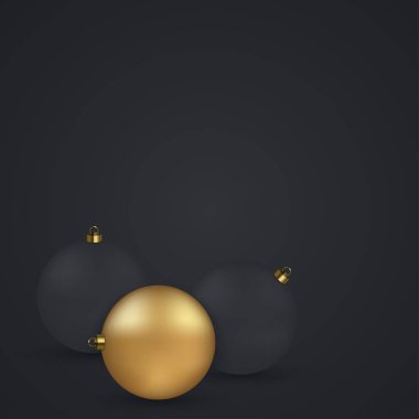 Vektör modern Noel veya 2018 Happy New Year kış tatil davetiye