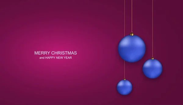 Vecteur moderne Noël ou 2018 Bonne année carte d'invitation de vacances d'hiver — Image vectorielle