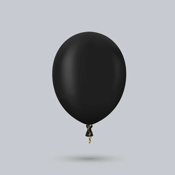 Vector moderno globo de helio brillante para el diseño de cumpleaños — Vector de stock