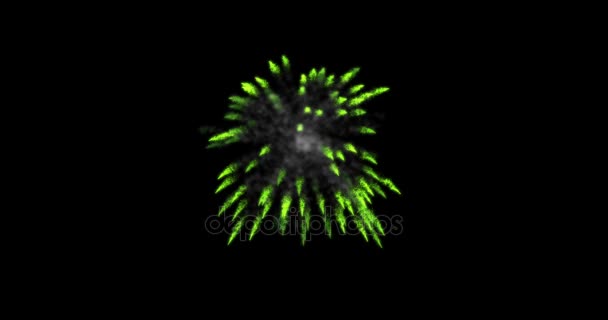 Animacji fireworks nowoczesne tło. — Wideo stockowe
