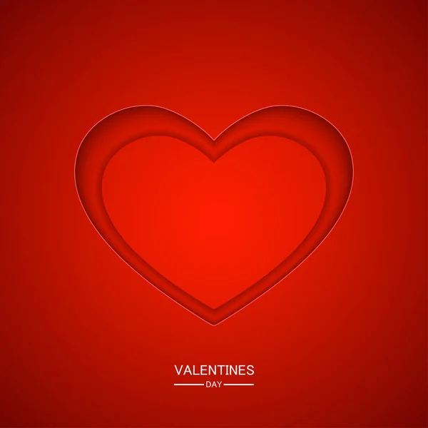 Vector moderno San Valentín fondo del día . — Vector de stock