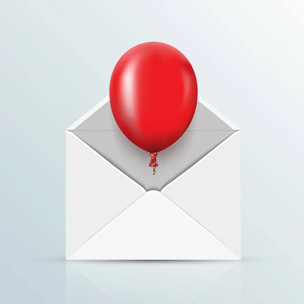 Vecteur moderne fond de ballons rouges pour joyeux anniversaire ou Saint-Valentin. — Image vectorielle