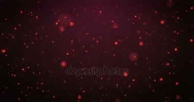 Pembe parçacıklar arka plan hareketli döngü